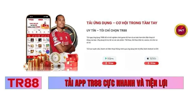 Tải app TR88 cực nhanh và tiện lợi